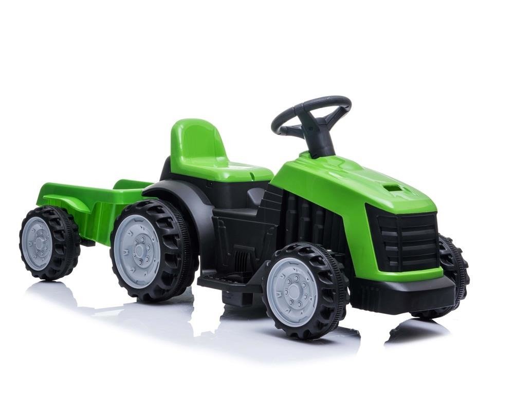 Super-Toys, traktor na akumulator z przyczepą, tr1908t - SUPER-TOYS