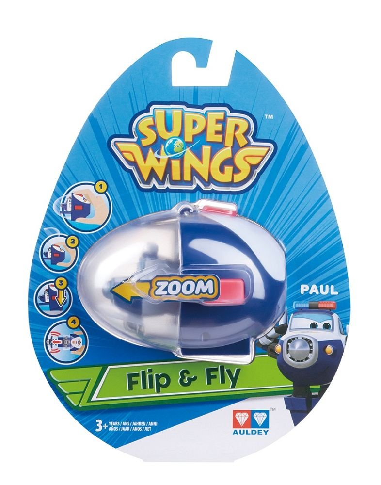 Super Wings, figurka Wystrzel i leć Paul