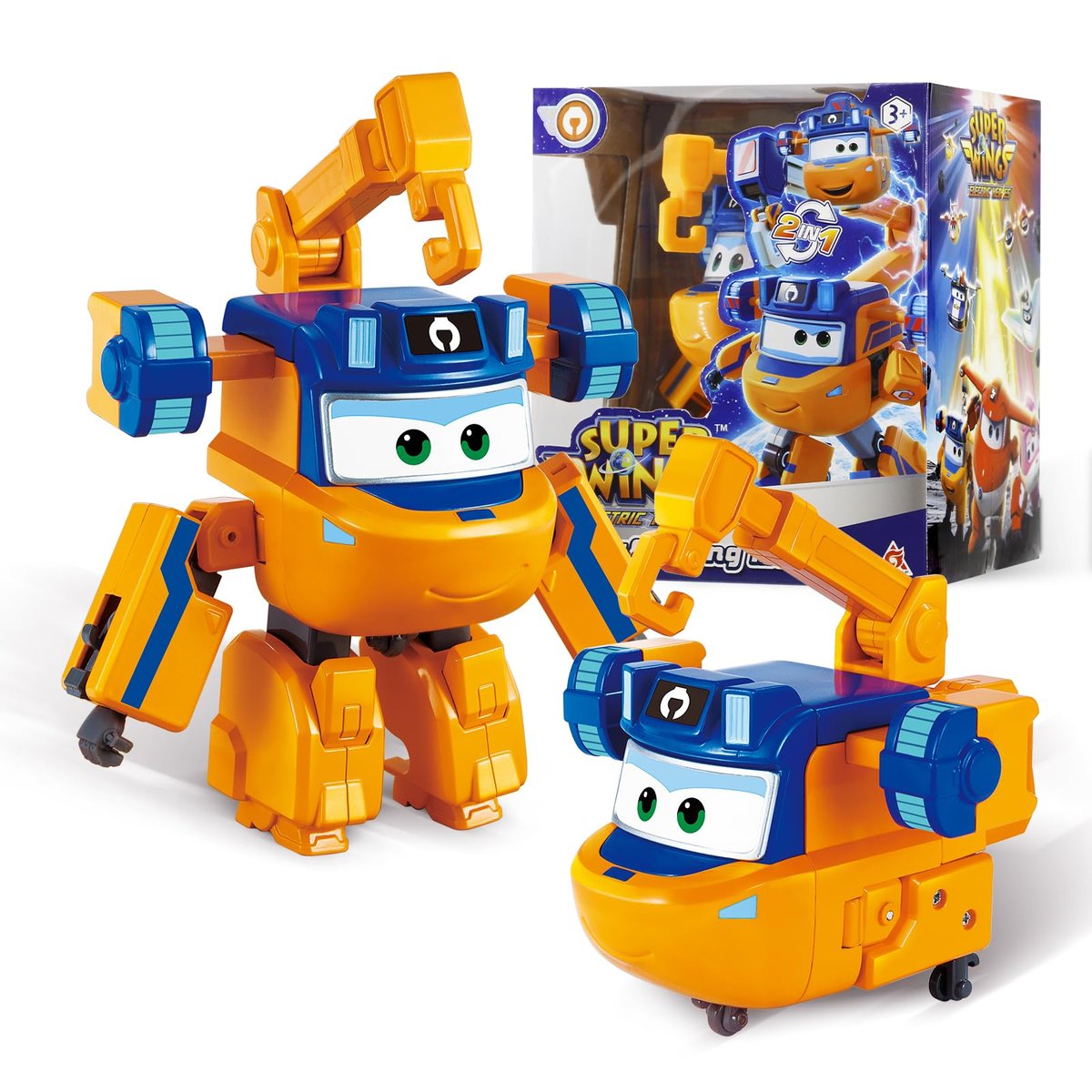 Giocattolo Trasformabile Super Wings Scoop – Escavatore Che Diventa Robot, 12,7 Cm, Per Bambini 3+ Anni - 4