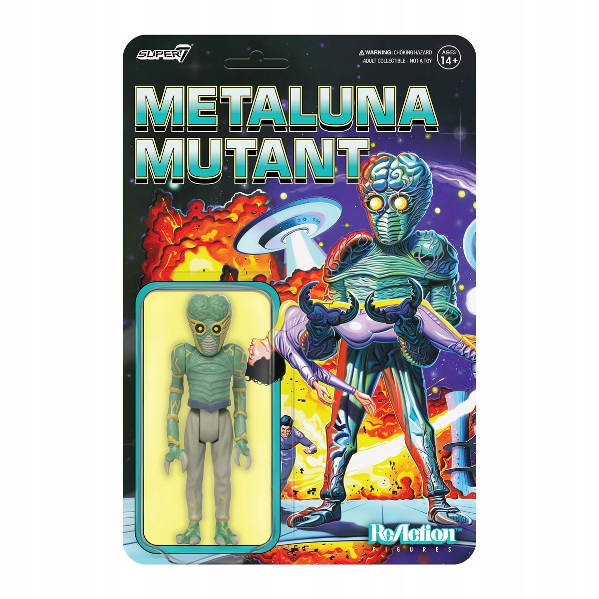 Super 7 - Universal Monsters - Ultimates Metaluna Mutant Blue Glow (Glow in the Dark) Wave 2 Figurine