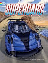 Supercars Coloring Book Steven James Petruccio