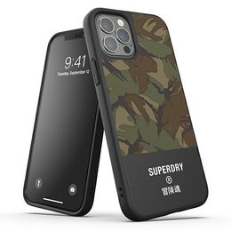 SuperDry Moulded Canvas iPhone 12 Pro Ma x Case moro/camo 42589-Zdjęcie-0
