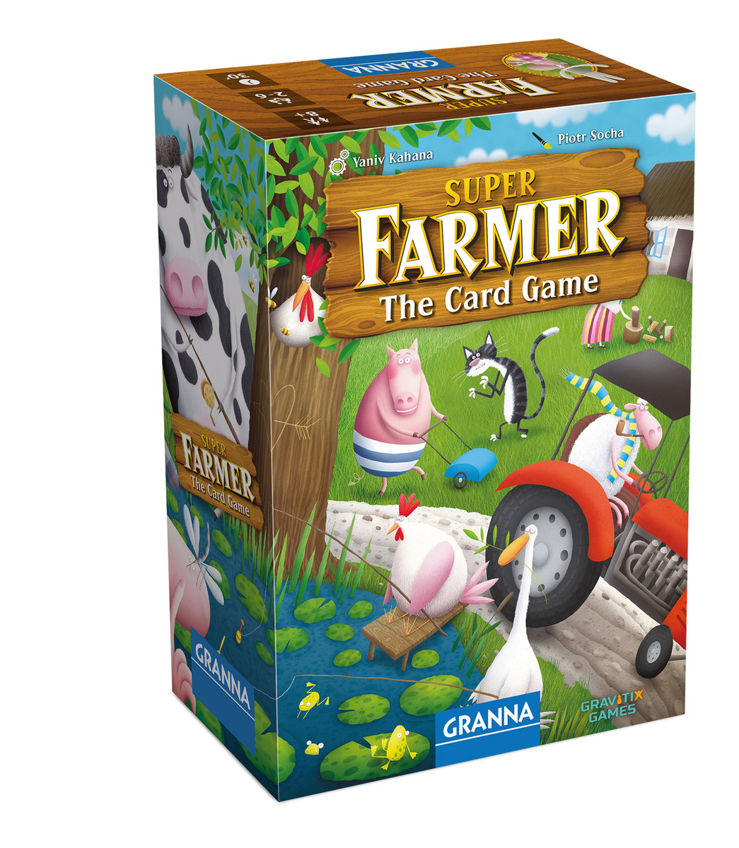 Superfarmer card game, gra planszowa, GRANNA
