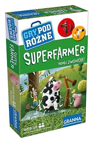 Фото - Настільна гра Granna Superfarmer mini, gra planszowa, , wersja podróżna 