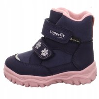 SUPERFIT ŚNIEGOWCE DLA DZIEWCZYNKI GRANATOWE NA RZEPY 24 16CA Superfit
