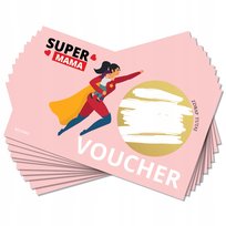 Supermama -10X Zdrapki - Prezent Vouchery Mamy X10