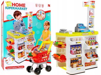 Supermarket sklep stragan DLA dzieci Kasa + koszyk