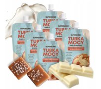 SUPERSONIC Orzechowa Tubka Mocy: Biała czekolada i słony karmel