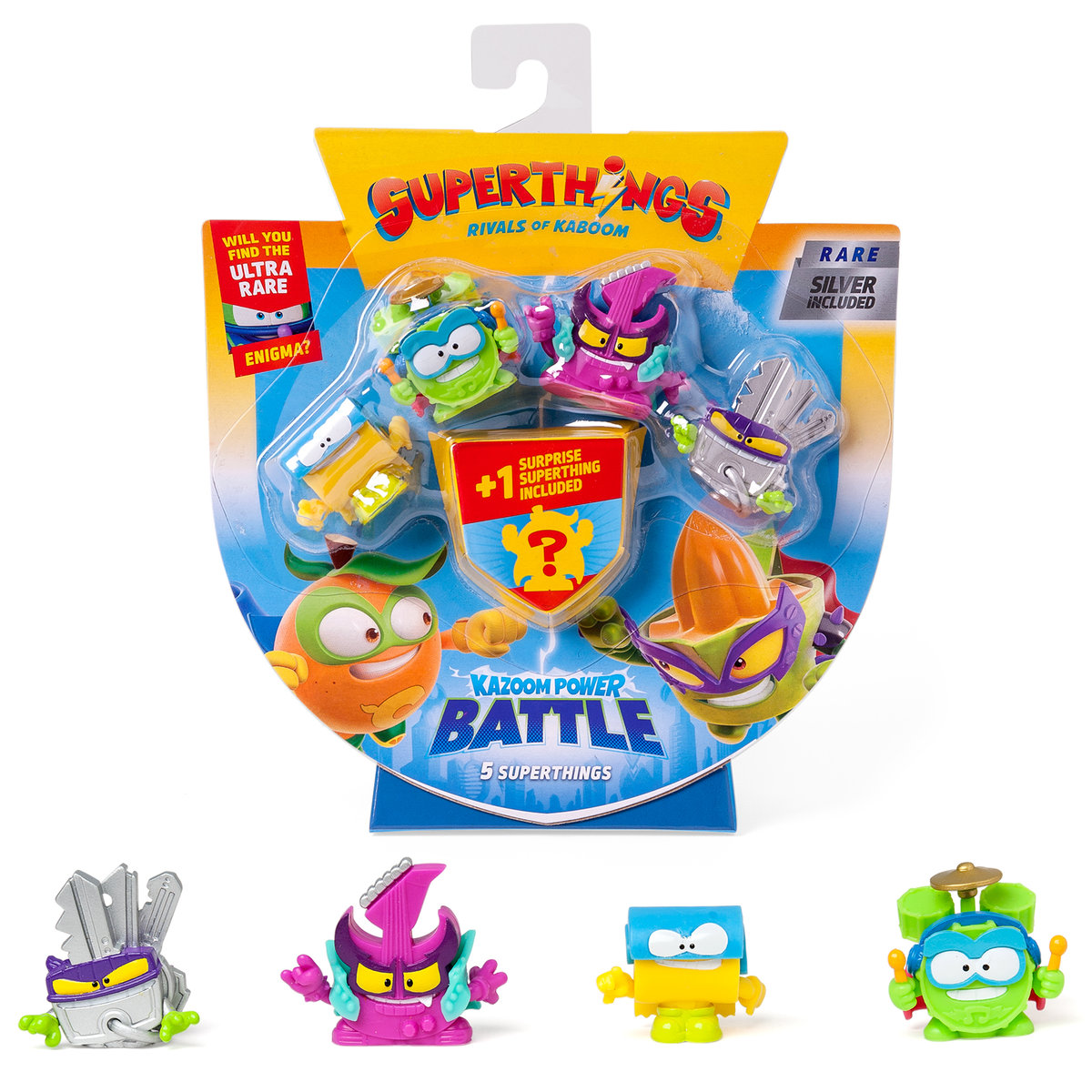 SUPERTHINGS KAZOOM POWER BATTLE - Pack 5 (4+1 SuperThings) 1x6 (V.0 ...