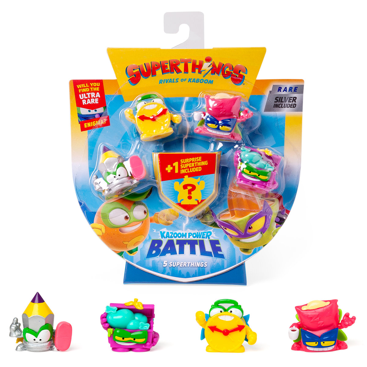 SUPERTHINGS KAZOOM POWER BATTLE - Pack 5 (4+1 SuperThings) 1x6 (V.0 ...