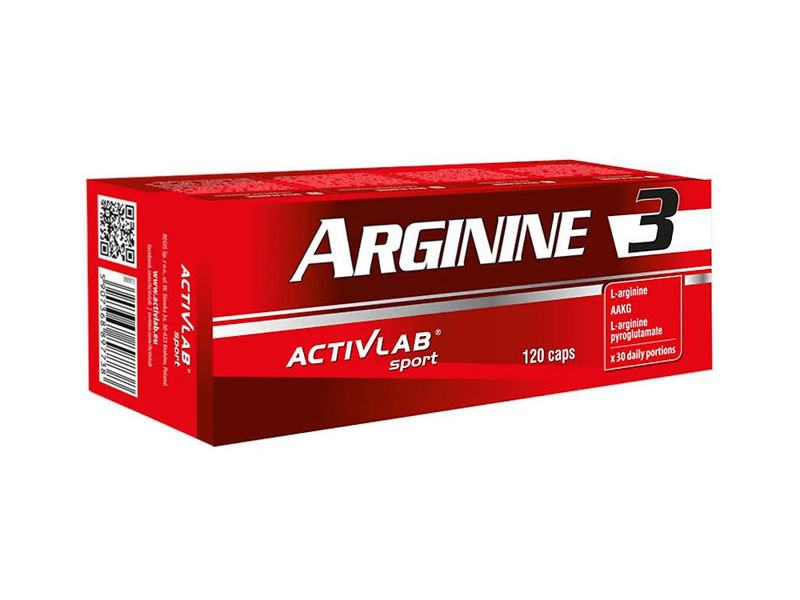 Suplement diety, ACTIVLAB, Arginine 3, 120 kapsułek | Sklep EMPIK.COM