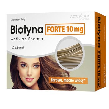 Suplement diety, ACTIVLAB Biotyna Forte 10mg 30 tabl - ActivLab