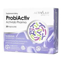 Suplement diety, ACTIVLAB ProbiActiv probiotyk + prebiotyk , 20 kapsułek Activlab Pharma