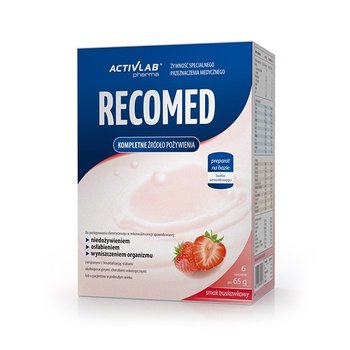 Suplement diety, Activlab RecoMed, dieta odżywcza kompletna, smak truskawkowy,  6 saszetek - ActivLab