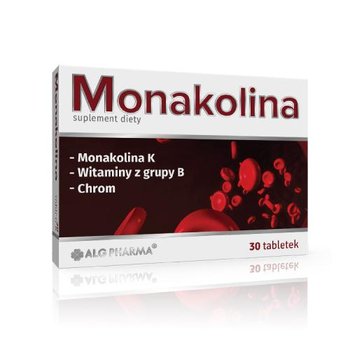 Suplement diety, Alg Pharma, Monakolina, 30 tab. - Alg Pharma