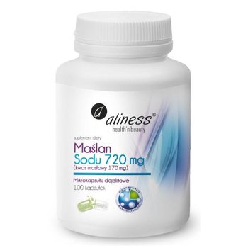 Suplement diety, Aliness Maślan sodu 720 mg, 100 kaps. - Aliness