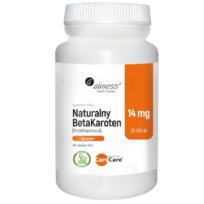 Suplement diety, ALINESS Naturalny BetaKaroten 14mg 100 tabl. VEGE Aliness