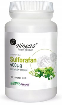 Suplement diety, Aliness, Sulforafan z kiełków brokułu 400µgm 100 tab. - Aliness
