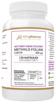 Suplement diety, AltoPharma, Aktywny Kwas Foliowy Witamina B9, 120 kaps.