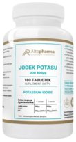 Suplement diety, AltoPharma, Jodek Potasu Jod 400µg Potassium Iodide, 180 Tab. ALTO PHARMA