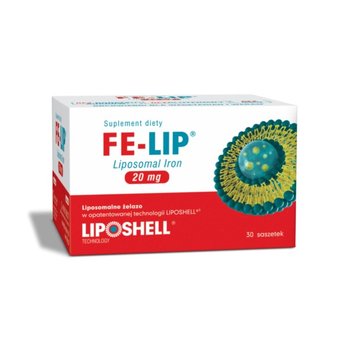 Suplement diety, Ascolip, Liposomalne żelazo 20 mg FE-LIP, 30 sasz - AscoLip