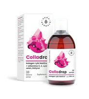 Suplement diety, Aura Herbals, Kolagen rybi NatiCol Colladrop, 500ml