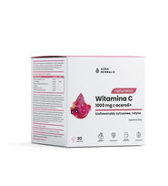 Suplement diety, Aura Herbals - Naturalna witamina C 1000 mg z aceroli saszetki 30 szt. Aura Herbals