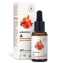 Suplement diety, Aura Herbals Witamina A Krople, 30 ml Aura Herbals