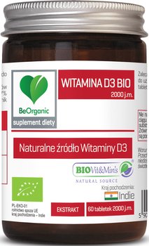 Suplement diety, BEORGANIC Witamina D3 BIO 2000 j.m. 60 tab. - BeOrganic