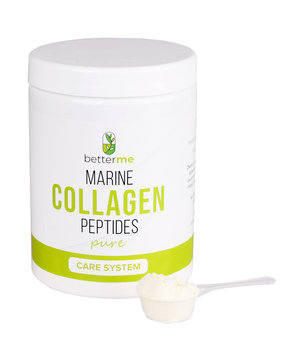 Suplement diety, BetterMe Marine Collagen Peptides PURE. Czysty hydrolizowany kolagen rybi 500g - BetterMe
