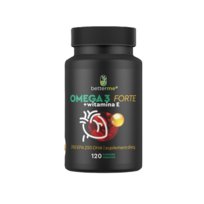 Suplement diety, BetterMe Omega-3 Forte 120 kapsułek – olej rybi EPA+DHA 600 mg, serce i mózg