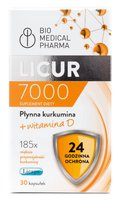 Suplement diety, Bio Medical Pharma, Licur 7000 Z Wit. D, 30 Kaps.