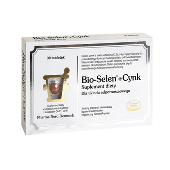 Suplement diety, Bio-Selen + Cynk, suplement diety, 30 tabletek - Inna marka