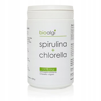 Suplement diety, Bioalgi, Spirulina + Chlorella - Toksyny, 400 Tab. - bioalgi