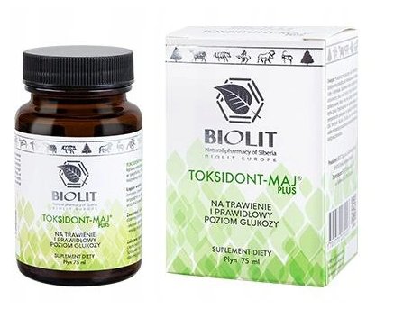 Suplement diety, Biolit Toksidont Maj Plus 75ml | Sklep EMPIK.COM