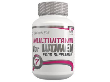 Suplement diety, BioTech, Witaminy i minerały, Multivitamin For Women, 60 tab - BioTech