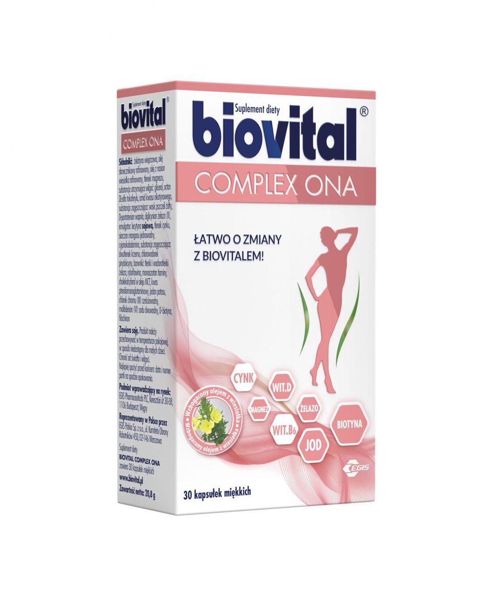 Suplement Diety Biovital Complex Ona 30 Kapsułek Sklep Empikcom