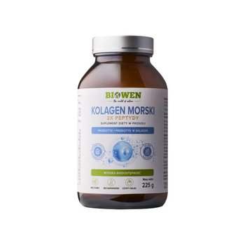 Suplement diety, Biowen Kolagen Morski 225 g – Wsparcie Skóry, Włosów i Stawów - Inna marka