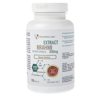 Suplement diety Brahmi Bacopa Monnieri PROGRESS LABS, 200 mg, 120 kapsułek - Progress Labs