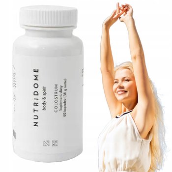 Suplement diety Colostrum odporność SIARA BYDLĘCA MINERAŁAM i WITAMINAMI 60 - Nutridome