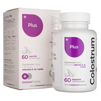 Suplement diety, Colostrum PLUS 500 mg, 60 kaps. - Colostrum