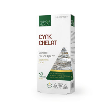 Suplement diety, Cynk Chelat, Medica Herbs - Medica Herbs