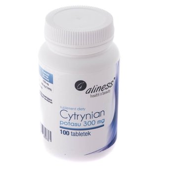 Suplement diety, Cytrynian Potasu MEDICALINE, 300 mg, 100 tabletek - MedicaLine