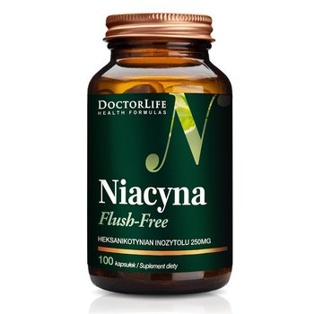 Suplement diety, DOCTOR LIFE, Niacyna Flush Free, 250 mg, 100 kaps - Doctor Life