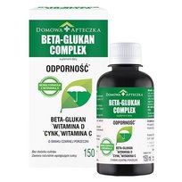 Suplement diety, DOMOWA APTECZKA Beta-Glukan Complex płyn o smaku czarnej porzeczki, 150 ml Domowa Apteczka