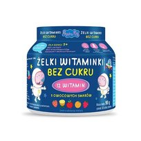 Suplement diety, DOMOWA APTECZKA Żelki Witaminki bez cukru dla dzieci, 90g DOMOWA APTECZKA