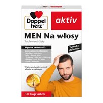 Suplement diety, DOPPELHERZ AKTIV MEN Na włosy, 30 kaps. Inny producent