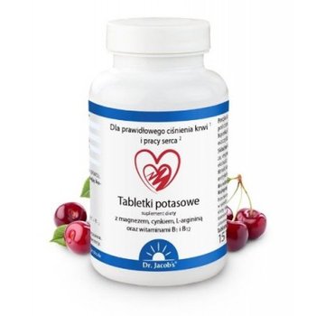 Suplement diety, Dr. Jacob's, Tabletki Potasowe, 126 Tabletek - Dr Jacob's
