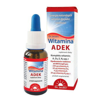 Suplement diety, Dr. Jacob's Witamina ADEK, 20 ml - Dr.Jacob's