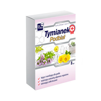 Suplement diety, Dr Vita, Tymianek Plus Podbiał, 8 Pastylek - Dr Vita